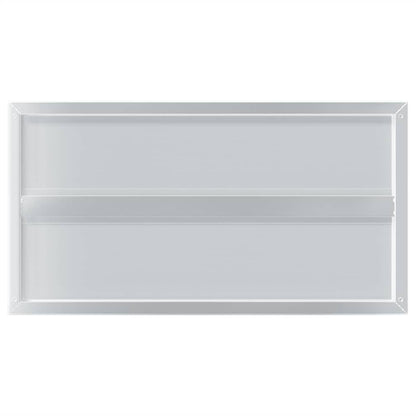 Prateleiras de parede 2 pcs 75x40x3 cm aço inoxidável prateado