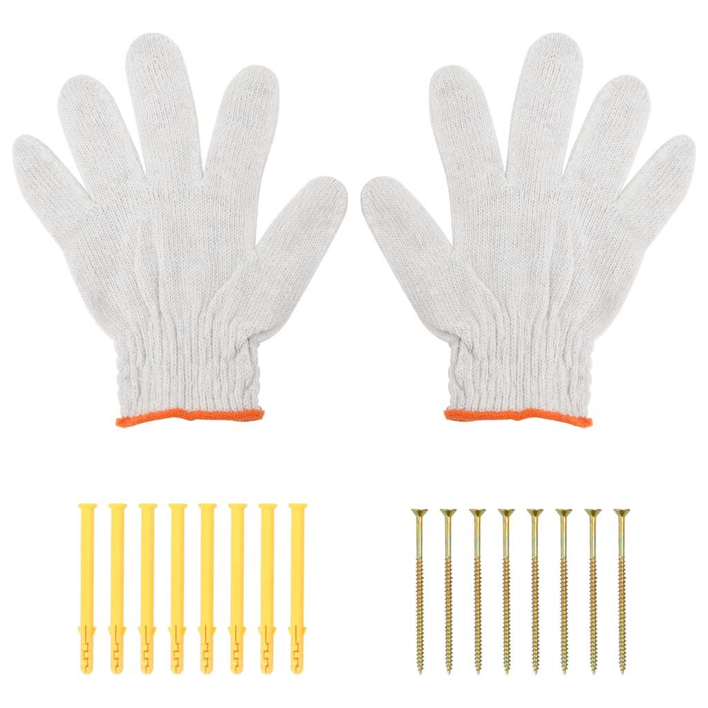 Suportes prateleira 4pcs 23,5x2,5x15,5 cm aço inoxidável prata