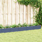 Vaso/floreira de jardim c/ estacas 362,5x42,5x28,5 cm PP cinzento azul
