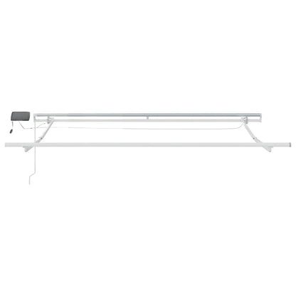 Toldo retrátil manual com luz LED 300x250 cm bordô