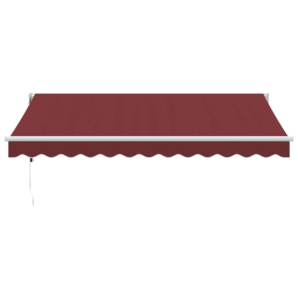Toldo retrátil automático 350x250 cm bordô