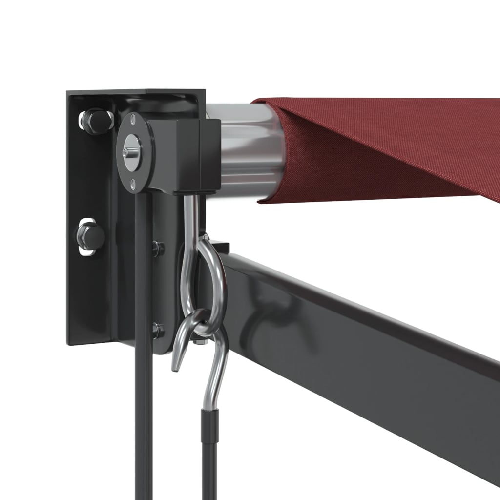 Toldo retrátil automático 350x250 cm bordô