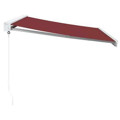 Toldo retrátil manual 350x250 cm bordô
