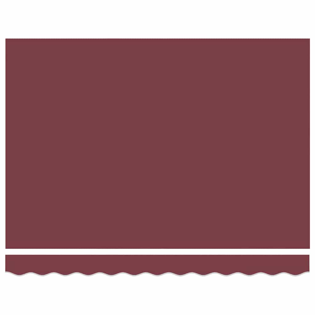 Toldo retrátil manual 300x250 cm bordô