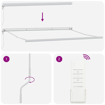 Toldo retrátil automático 400x300 cm bordô