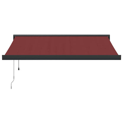 Toldo retrátil automático 350x250 cm bordô