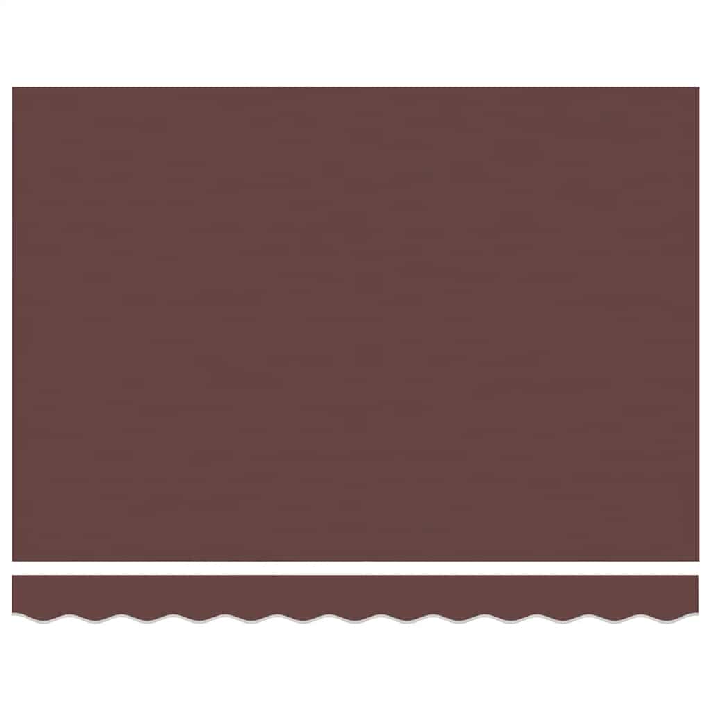 Toldo retrátil automático 300x250 cm castanho