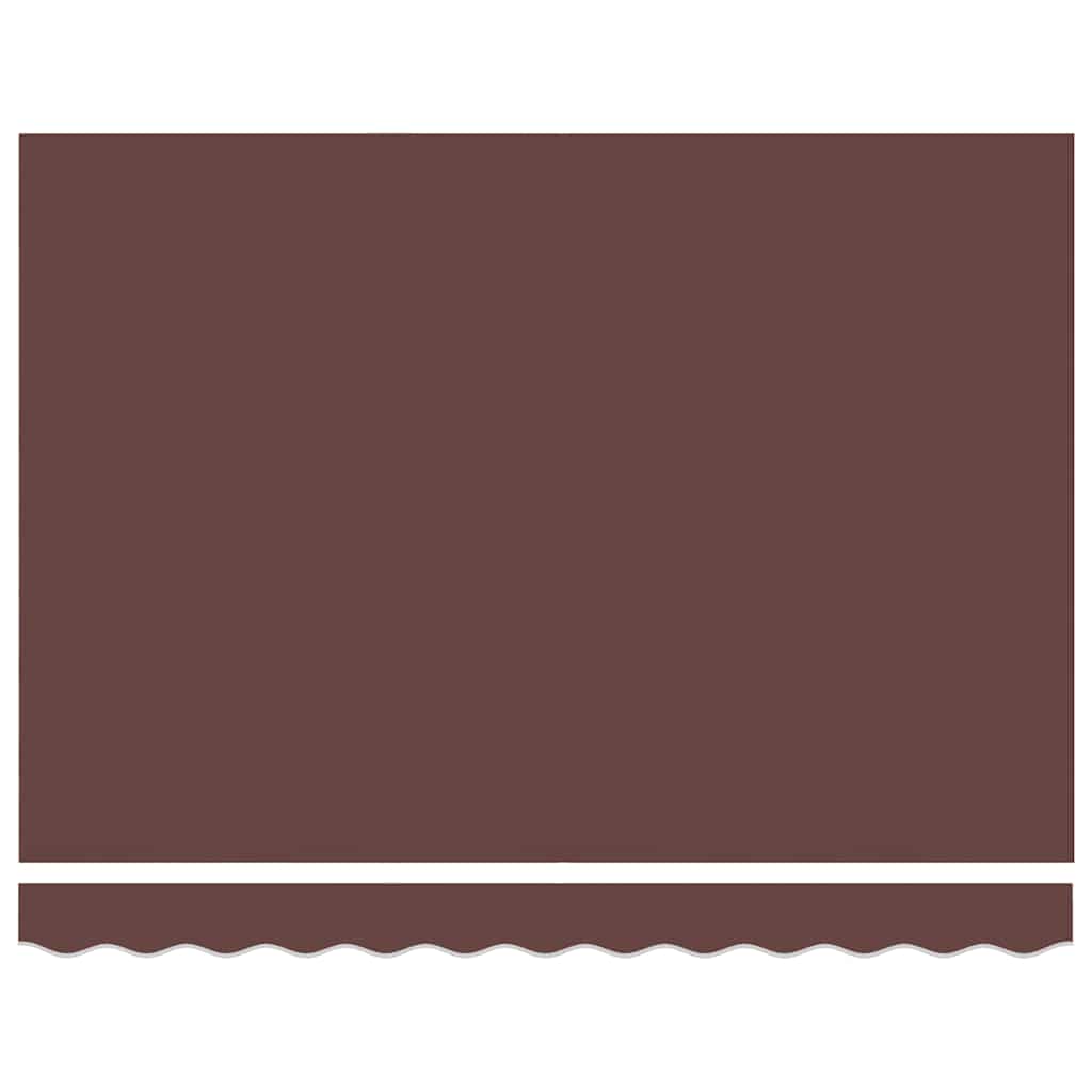 Toldo retrátil automático 300x250 cm castanho