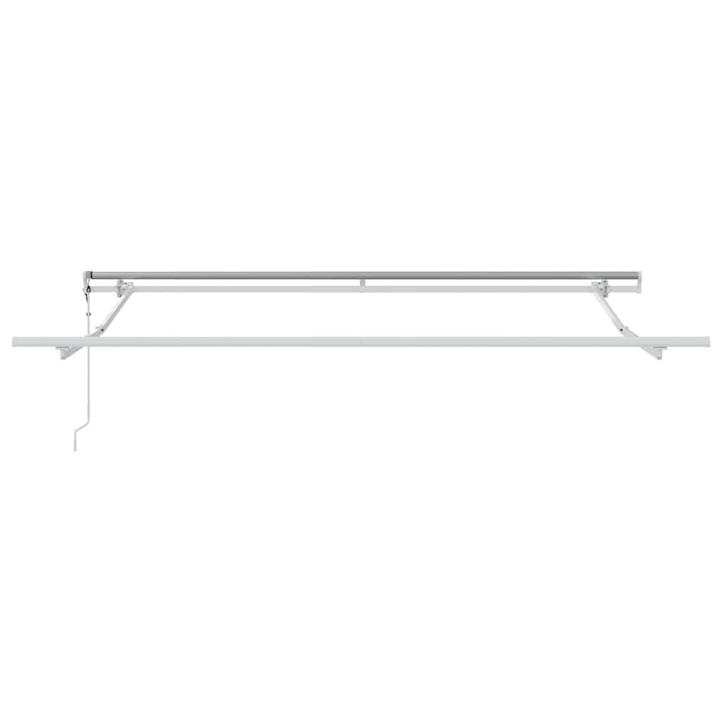 Toldo retrátil automático 300x250 cm antracite e branco
