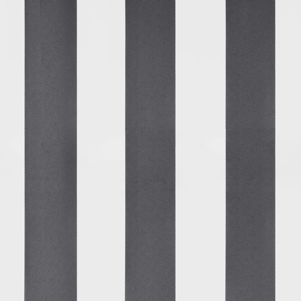 Toldo retrátil automático 400x350 cm antracite e branco