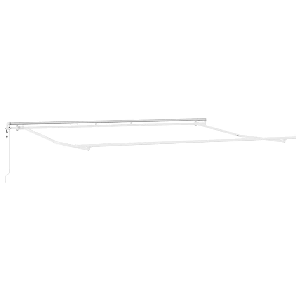 Toldo retrátil automático 400x300 cm antracite e branco