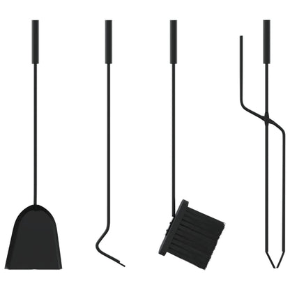 Conjunto de ferramentas para lareira de 5 peças 23x15x66 cm Aço