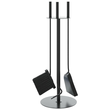 Conjunto de ferramentas para lareira de 4 peças 22x59 cm Aço