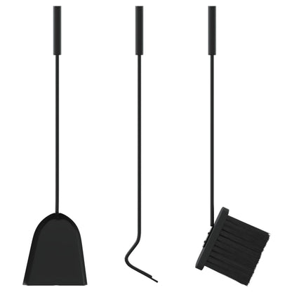 Conjunto de ferramentas para lareira de 4 peças 22x59 cm Aço