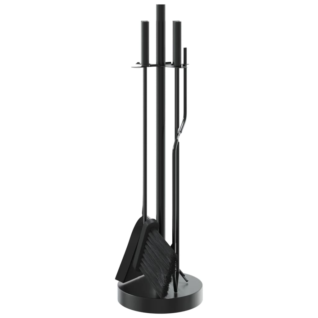 Conjunto de ferramentas para lareira de 5 peças 18x66 cm aço