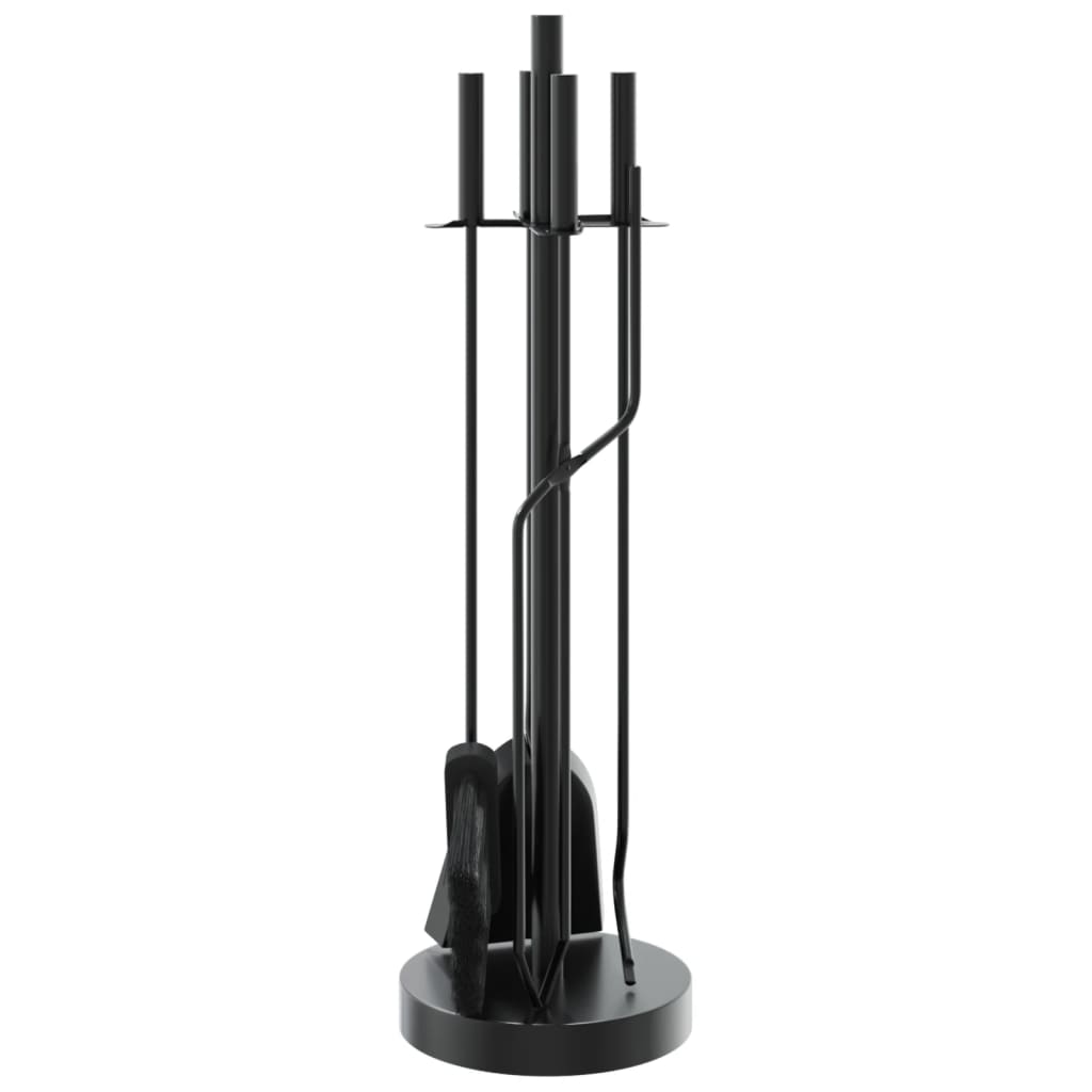 Conjunto de ferramentas para lareira de 5 peças 18x66 cm aço