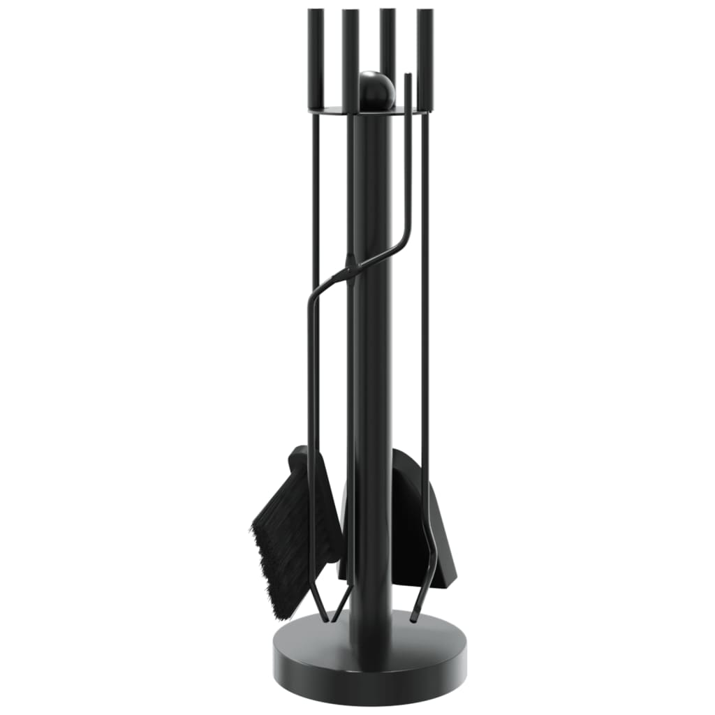 Conjunto de ferramentas para lareira de 5 peças 18x56 cm aço
