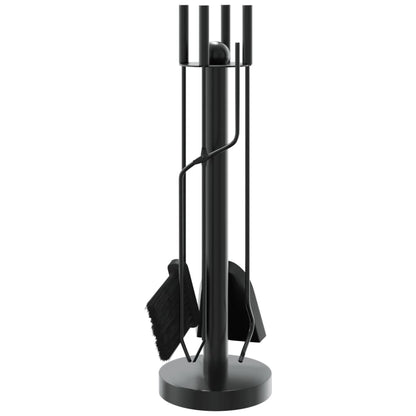 Conjunto de ferramentas para lareira de 5 peças 18x56 cm aço