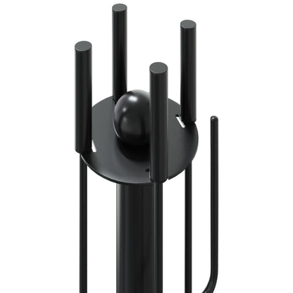 Conjunto de ferramentas para lareira de 5 peças 18x56 cm aço