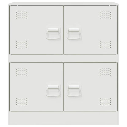 Aparador 67x39x73 cm aço branco