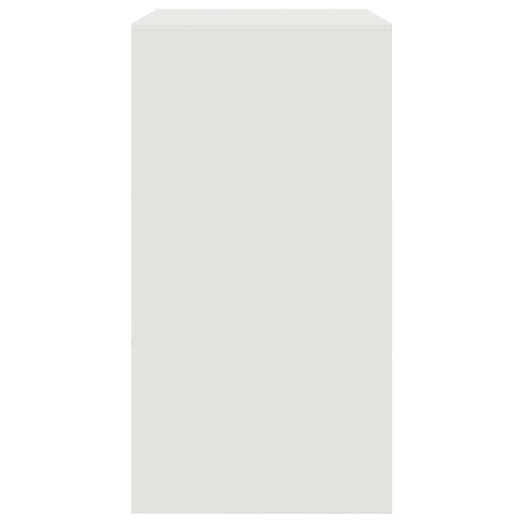 Aparador 67x39x73 cm aço branco