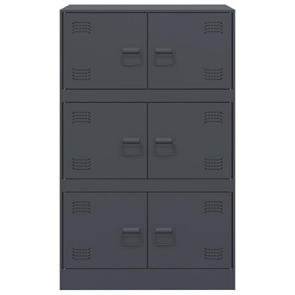 Aparador 67x39x107 cm aço antracite