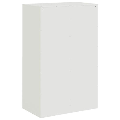 Aparador 67x39x107 cm aço branco