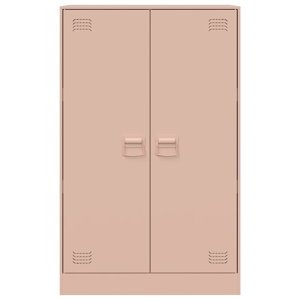 Aparador 67x39x107 cm aço rosa