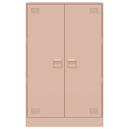 Aparador 67x39x107 cm aço rosa