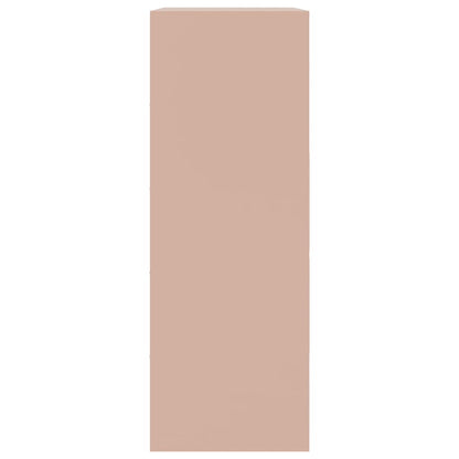 Aparador 67x39x107 cm aço rosa