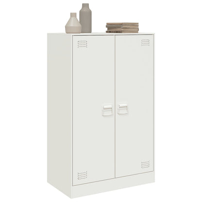 Aparador 67x39x107 cm aço branco