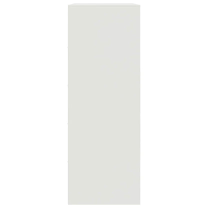 Aparador 67x39x107 cm aço branco