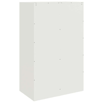 Aparador 67x39x107 cm aço branco