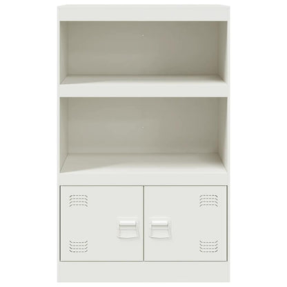 Aparador 67x39x107 cm aço branco