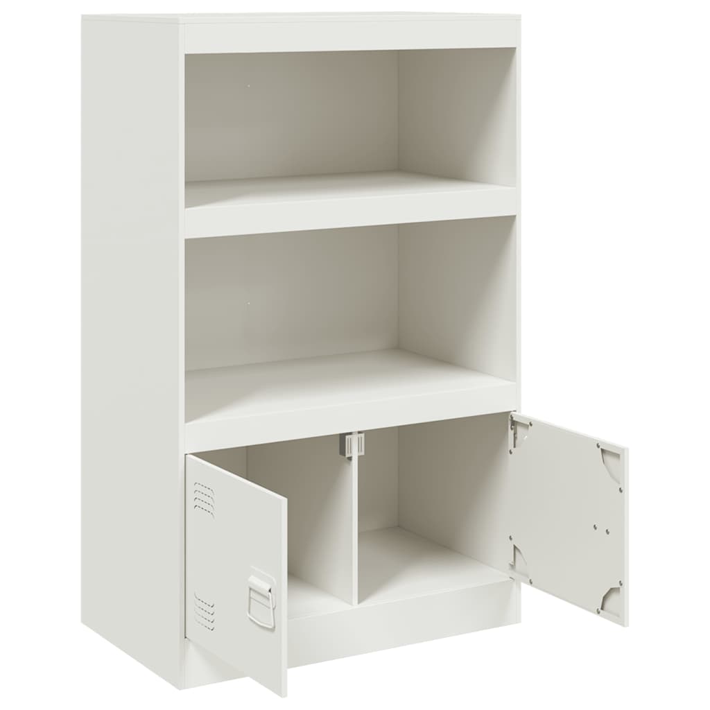 Aparador 67x39x107 cm aço branco