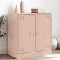 Aparador 67x39x73 cm aço rosa