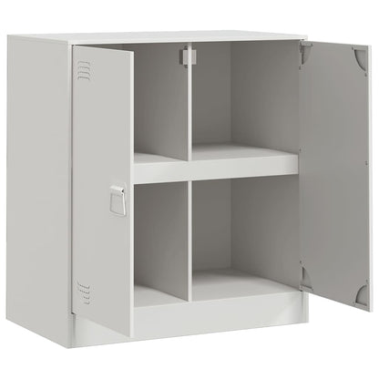 Aparador 67x39x73 cm aço branco