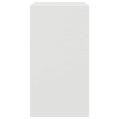 Aparador 67x39x73 cm aço branco