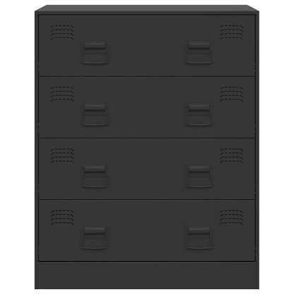 Aparador 67x39x83 cm aço preto