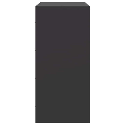 Aparador 67x39x83 cm aço preto