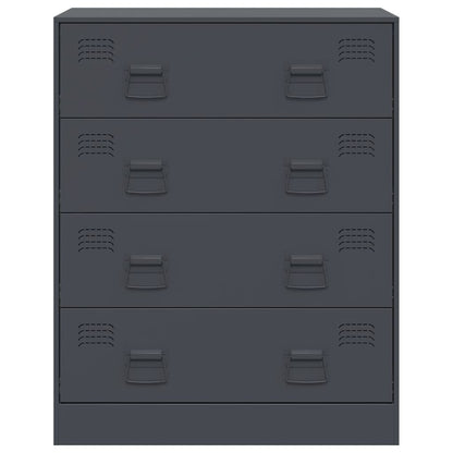 Aparador 67x39x83 cm aço antracite