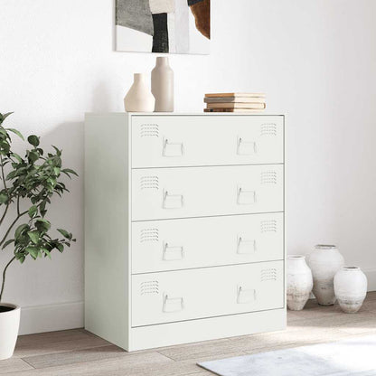 Aparador 67x39x83 cm aço branco