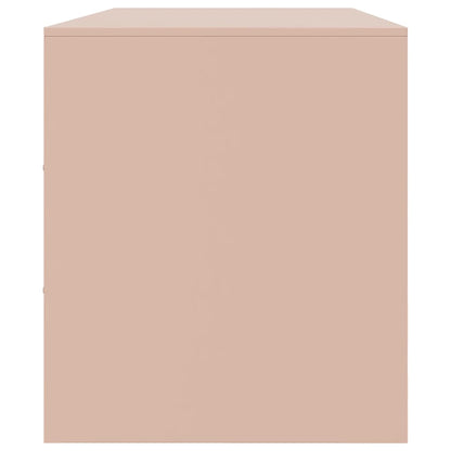 Móvel de TV aço rosa