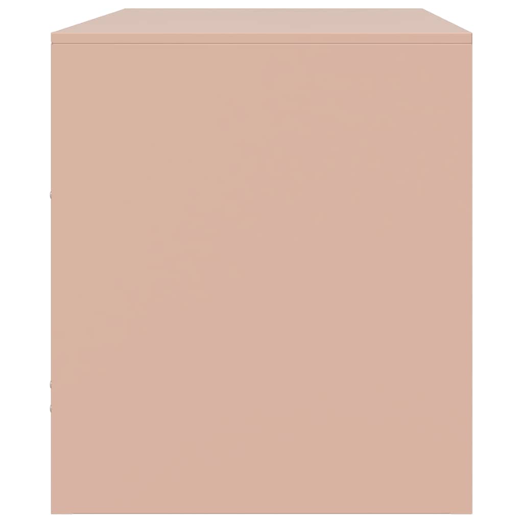 Móvel de TV aço rosa