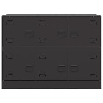 Aparador 99x39x73 cm aço preto