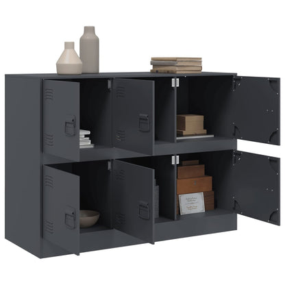 Aparador 99x39x73 cm aço antracite