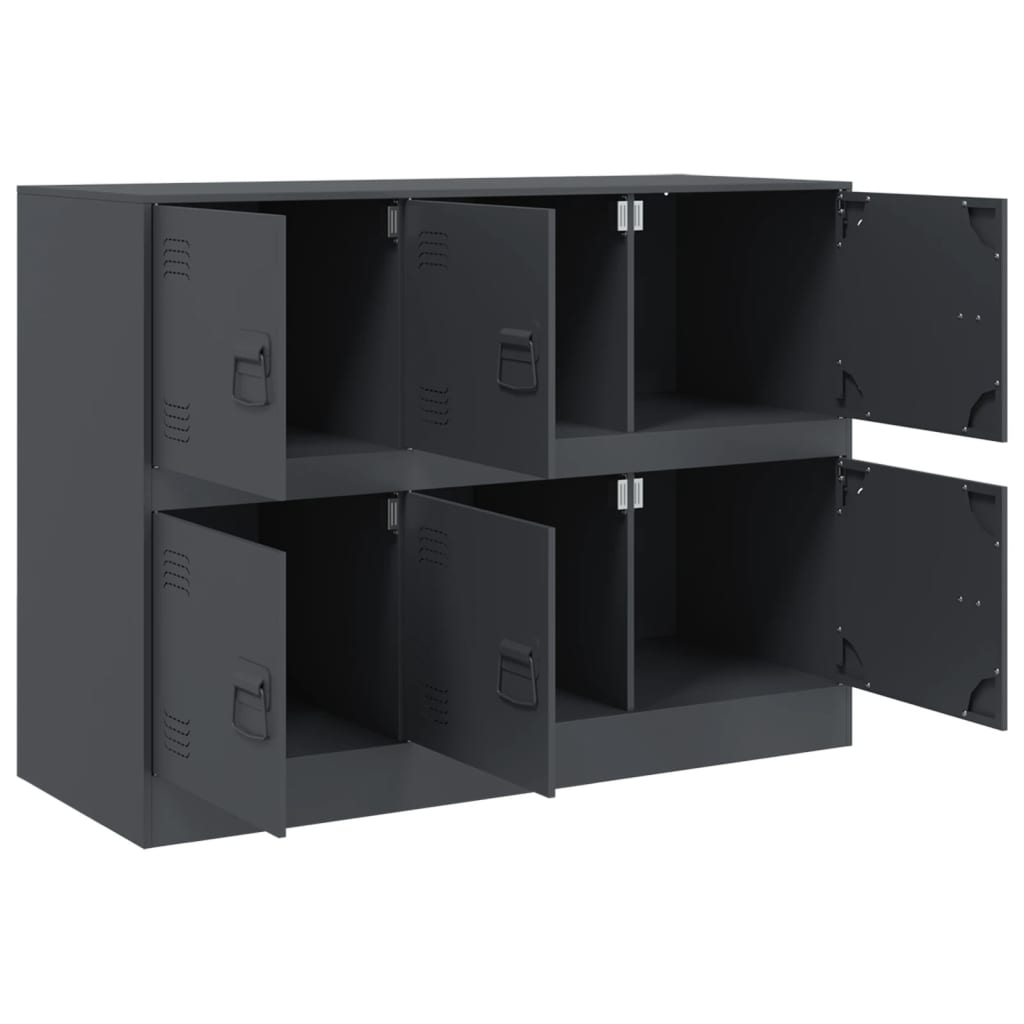 Aparador 99x39x73 cm aço antracite