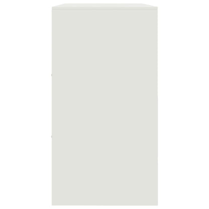 Aparador 99x39x73 cm aço branco