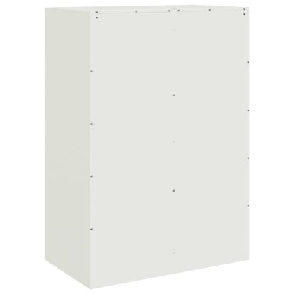 Aparador alto 67x39x95 cm aço branco