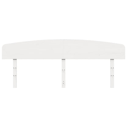 Cabeceira 180 cm madeira de pinho maciça branco